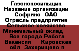 Газонокосильщик › Название организации ­ Софрино, ОАО › Отрасль предприятия ­ Сельское хозяйство › Минимальный оклад ­ 1 - Все города Работа » Вакансии   . Кировская обл.,Захарищево п.